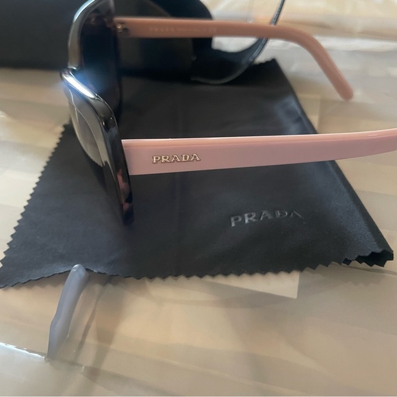 Prada Sunglasses 55MM Brown & Pink - Picture 5 of 7